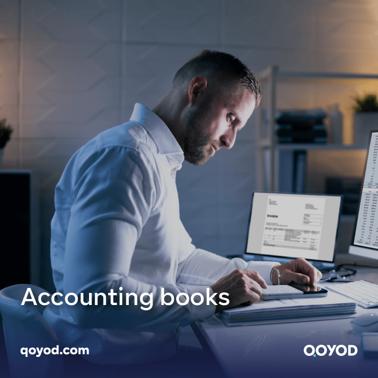 Accounting books, their importance and types, and how to benefit from the Qoyod accounting system in preparing them.