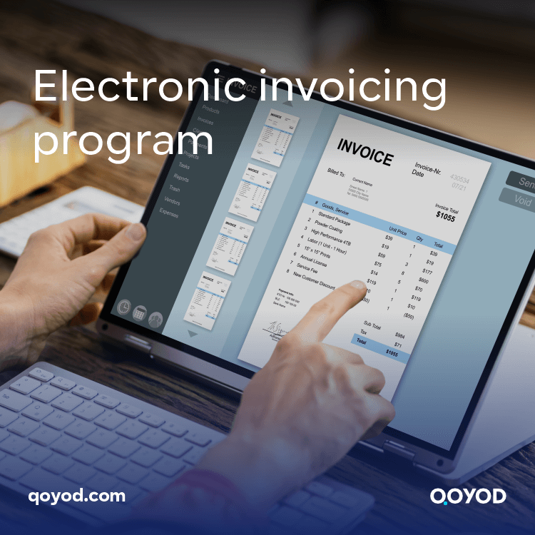 Electronic invoicing program