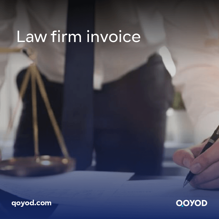 Law firm invoice
