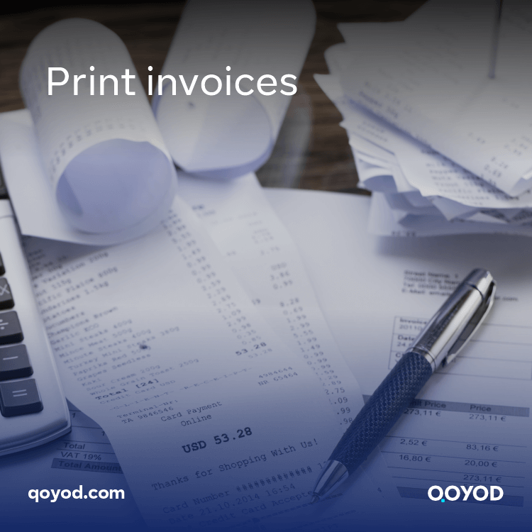 Print invoices