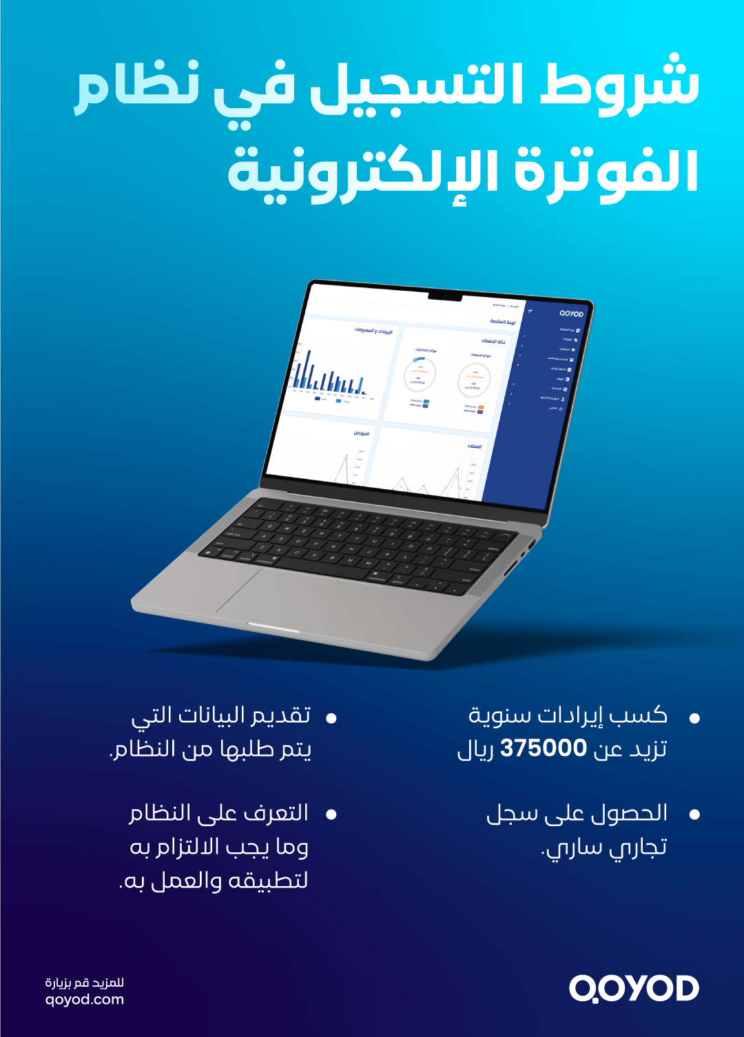 شروط التسجيل في نظام الفوترة الإلكترونية